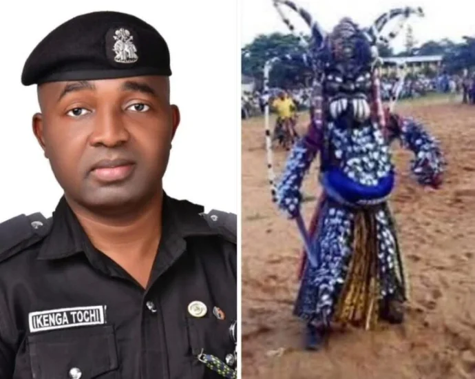 Police detain masquerade over alleged attack in Anambra community Police detain masquerade over alleged attack in Anambra community