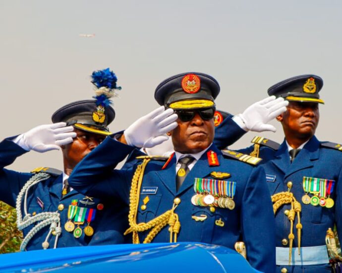 NAF flies out immediate past Air Chief Abubakar in colourful ceremony