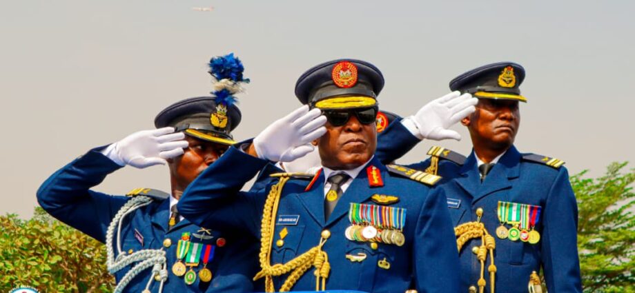 NAF flies out immediate past Air Chief Abubakar in colourful ceremony