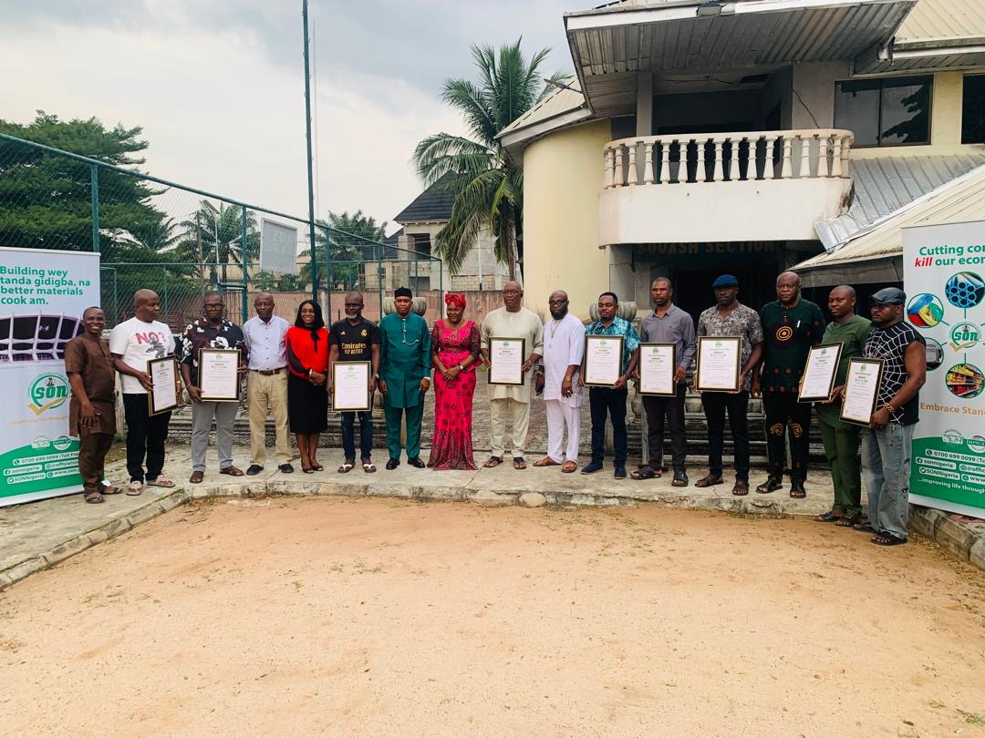 SON awards MANCAP certificates to 13 aluminum manufacturers in Imo