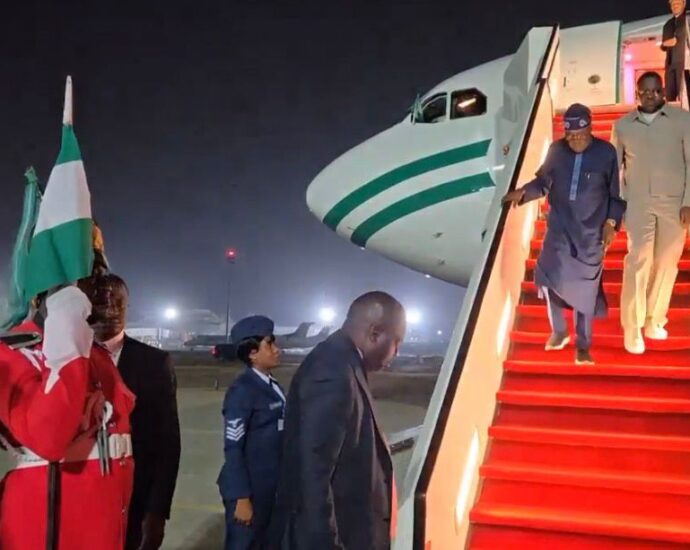 Tinubu returns to Abuja after Türkiye state visit
