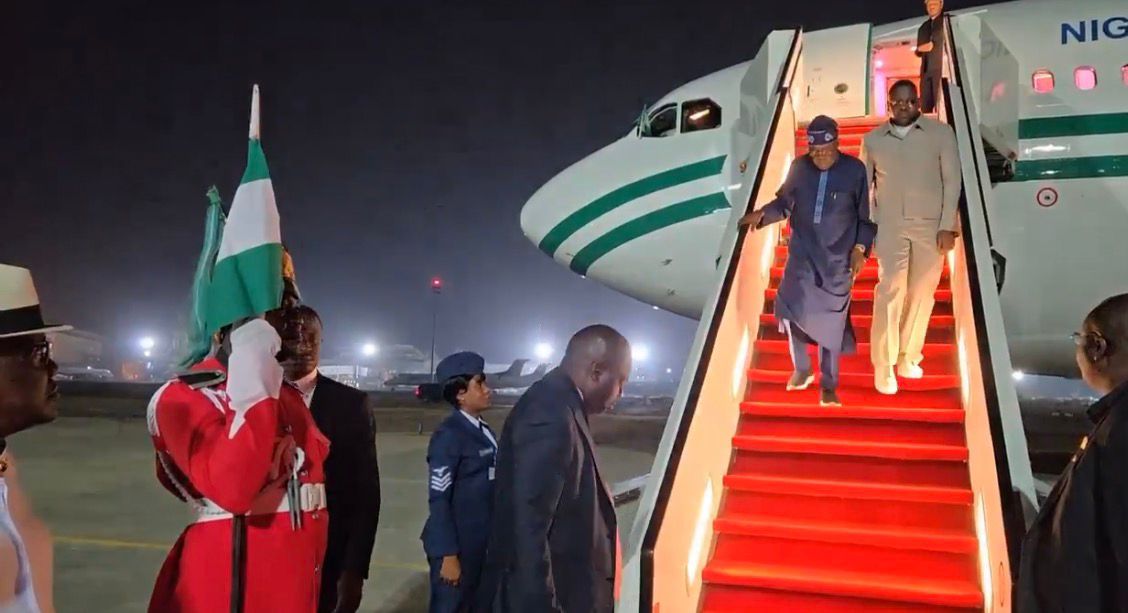 Tinubu returns to Abuja after Türkiye state visit