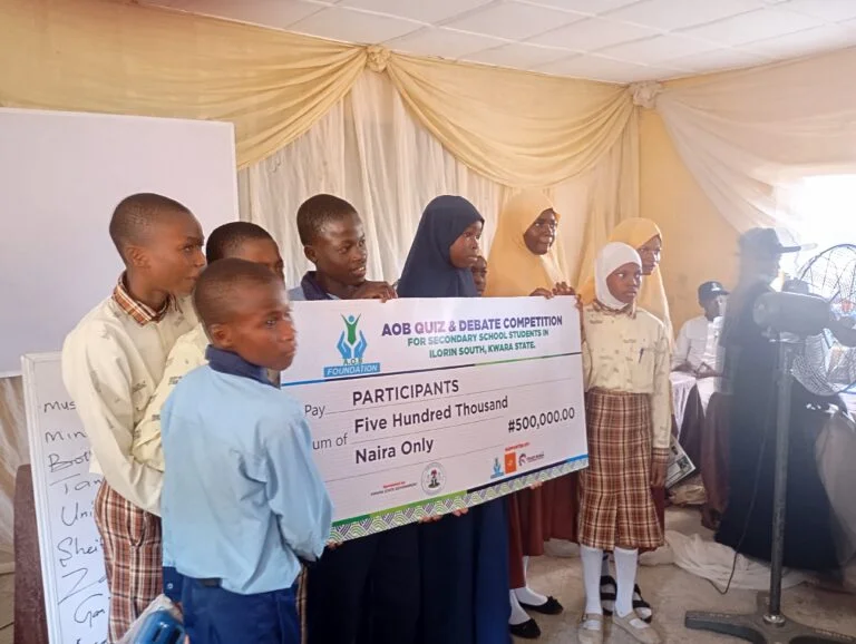 Foundation engages 9 schools in quiz, debate in Ilorin