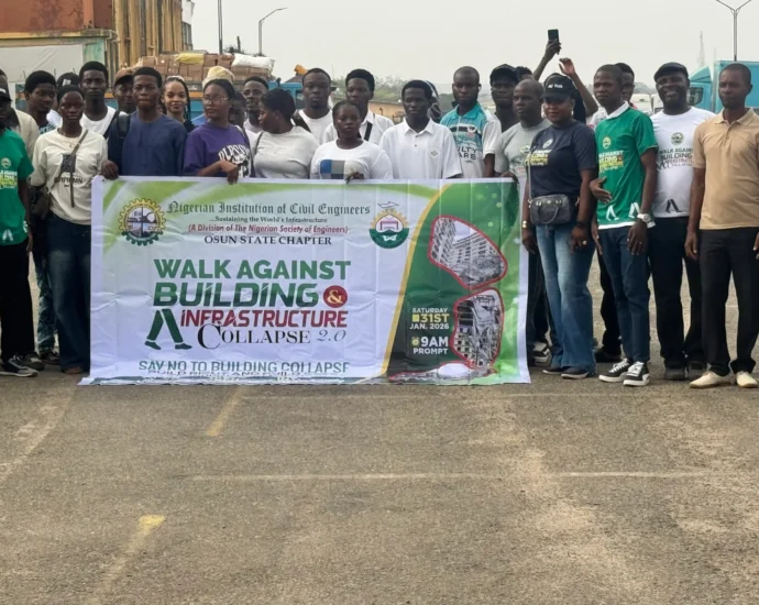 Building collapse: Engineers sensitise Osun residents against quackery, inferior materials