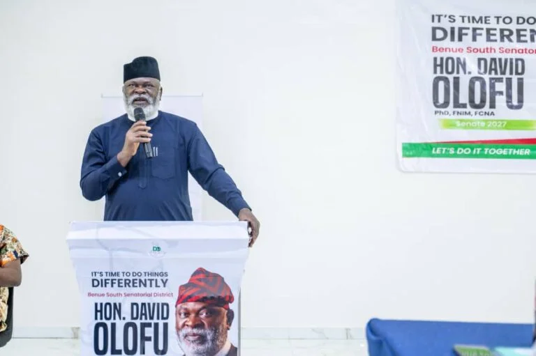 2027: Olofu unveils 12-point agenda for Benue South Senatorial District 2027: Olofu unveils 12-point agenda for Benue South Senatorial District