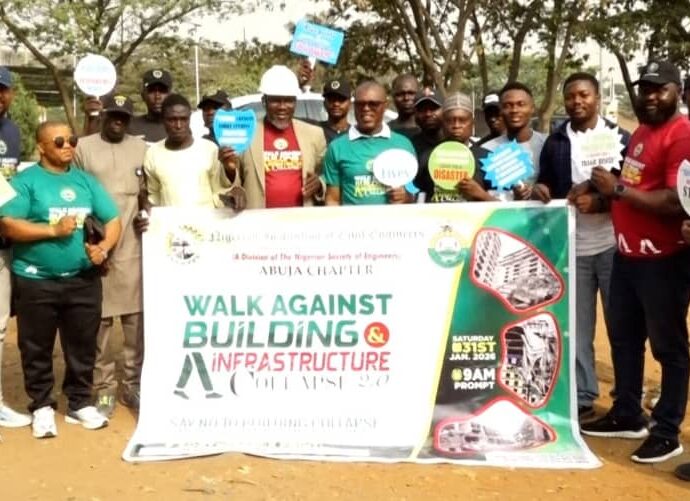 Civil Engineers hit streets, warn against quacks to curb building collapses 