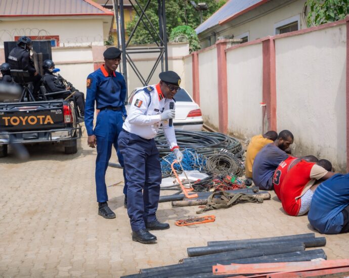 NSCDC nabs 10 suspects over kidnapping, vandalism, others in Abuja