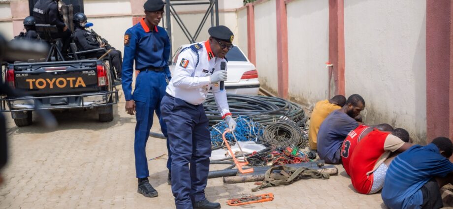 NSCDC nabs 10 suspects over kidnapping, vandalism, others in Abuja