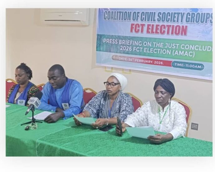 CSOs commend INEC, security agencies over peaceful exercise of FCT polls CSOs commend INEC, security agencies over peaceful exercise of FCT polls