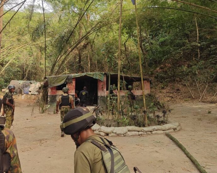 Troops overrun ESN/IPOB hideout in Anambra Mother Valley Troops overrun ESN/IPOB hideout in Anambra Mother Valley