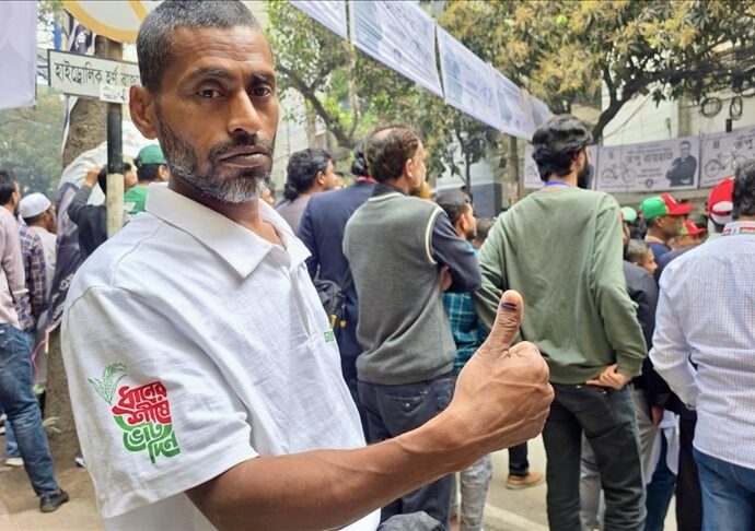 Bangladesh records 32.8% turnout on polling day amid long queues