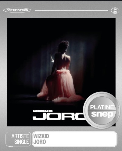 Wizkid clinches new Platinum Certification in France