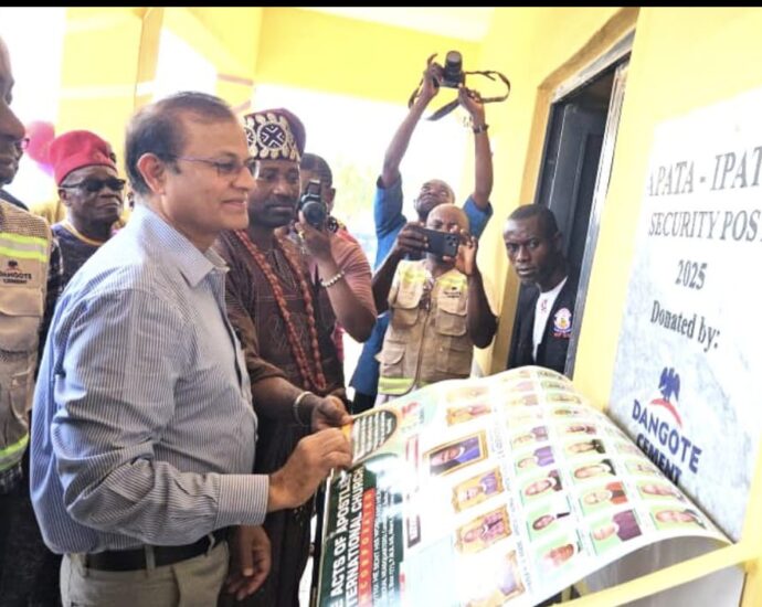 Dangote Cement inaugutes security posts in Kogi host communities