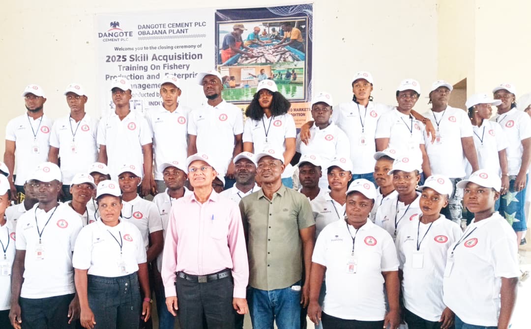 Dangote Cement graduates 40 in fish farming, entrepreneurship