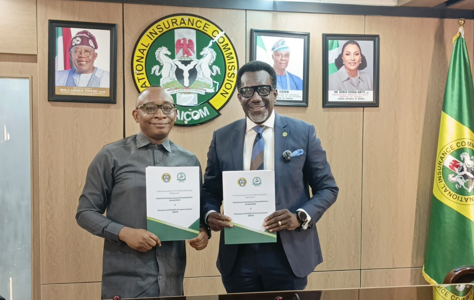 BPP, NAICOM strengthen ties to drive procurement, insurance reforms