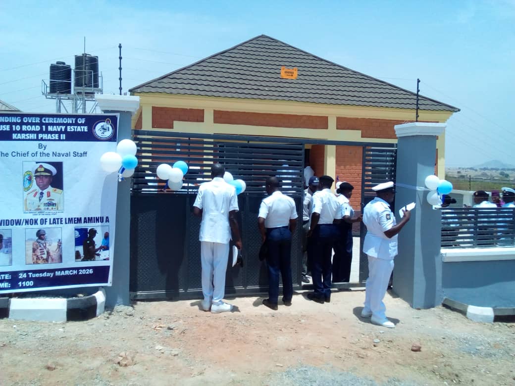 Navy donates 2-bedroom bungalow to family of deceased rating in Abuja