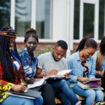 Illustration: Students learning skills