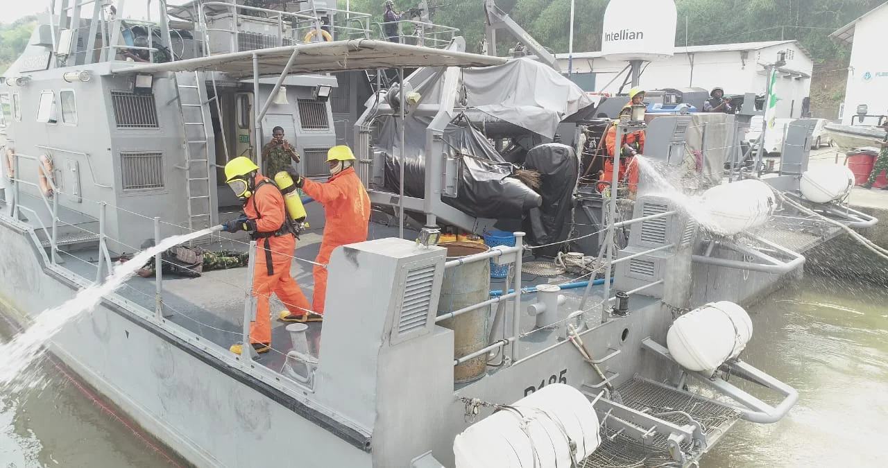 Navy assesses personnel readiness for harbour threats Navy assesses personnel readiness for harbour threats