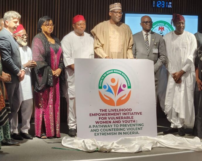 Participants at the inauguration of the Livelihood Empowerment Initiative (LEI), a project aimed at preventing and countering violent extremism, on Thursday in Abuja