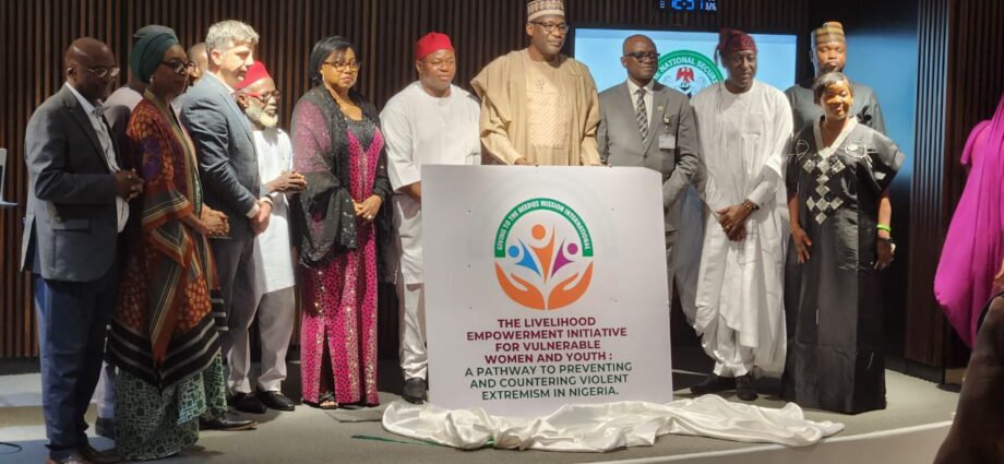 Participants at the inauguration of the Livelihood Empowerment Initiative (LEI), a project aimed at preventing and countering violent extremism, on Thursday in Abuja
