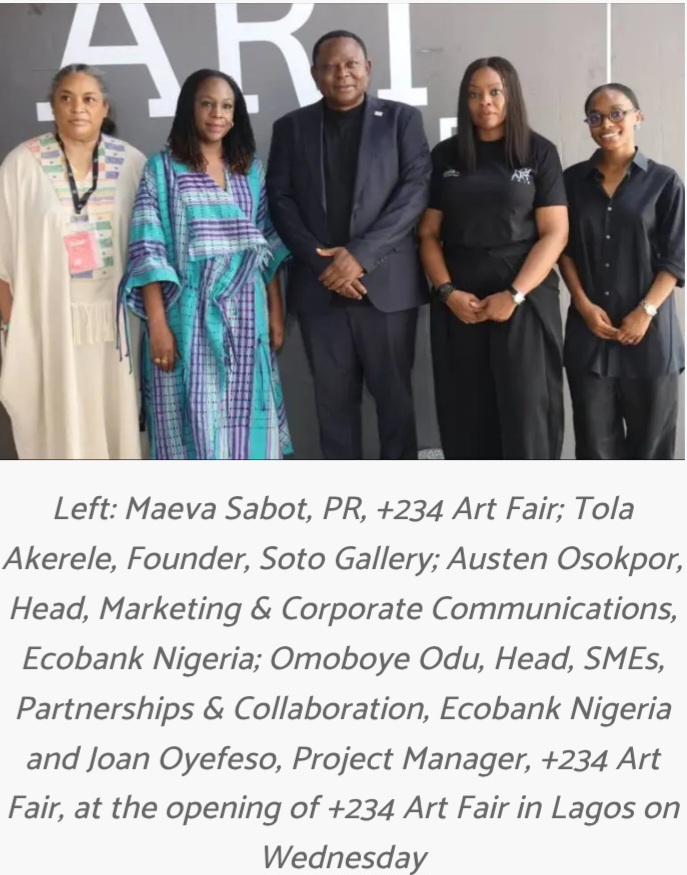 Ecobank, partners deepen creative economy drive at +234 Art Fair 2026