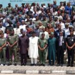 Participants at the Chief of Defence Staff inaugural lecture for the newly established Joint Doctrine and Warfare Centre, on Tuesday in Abuja.