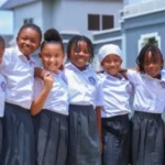 Some students and pupils of British Broadoaks School
