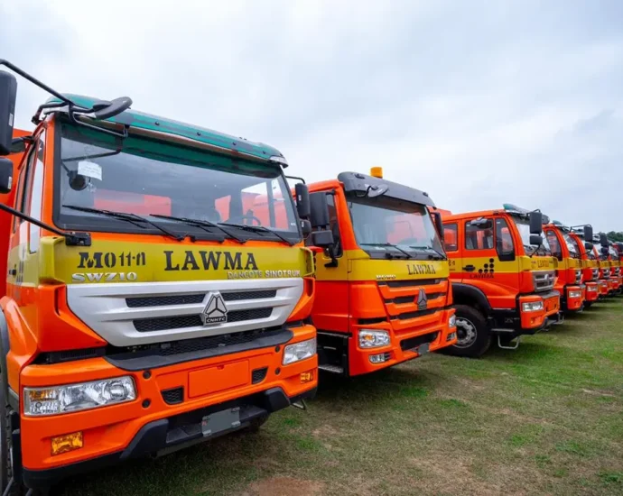 LAWMA Trucks