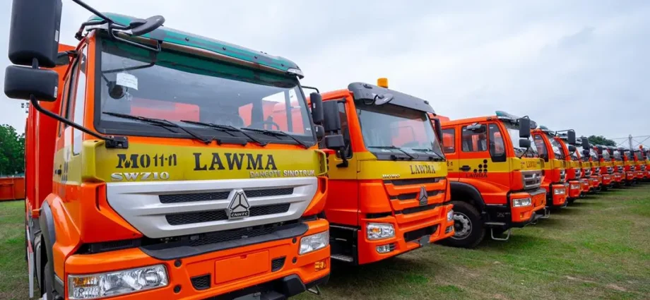 LAWMA Trucks
