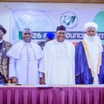 Dignitaries at the First Tri-annual Meeting of the Nigeria Inter-Religious Council (NIREC), themed: “Religious Literacy for National Cohesion.’’ on Wednesday in Abuja