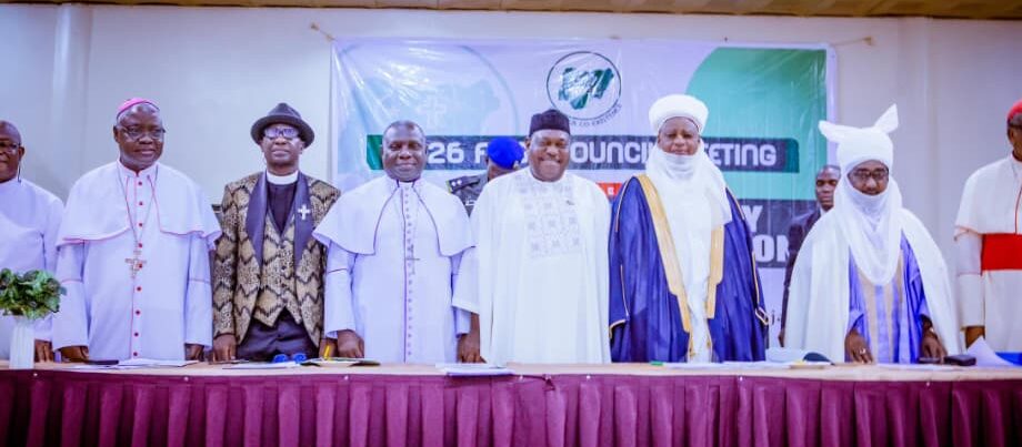Dignitaries at the First Tri-annual Meeting of the Nigeria Inter-Religious Council (NIREC), themed: “Religious Literacy for National Cohesion.’’ on Wednesday in Abuja