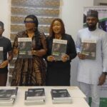Mrs Victoria Ibezim-Ohaeri, Executive Director, Spaces For Change (2nd from left); Justice Nkem Izuakor, a retired Judge (3rd from left), with civil society actors during the unveiling of the report titled “Victims Speak: Techniques, Patterns and Impacts of Targeted Surveillance in Nigeria” in Abuja.