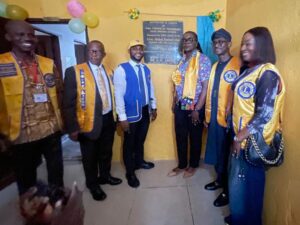 Lions Club upgrades toilets at Yabatech staff school