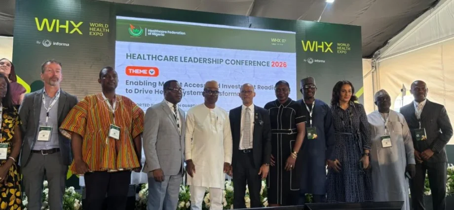 Dignitaries at the World Health Expo on Tuesday in Lagos