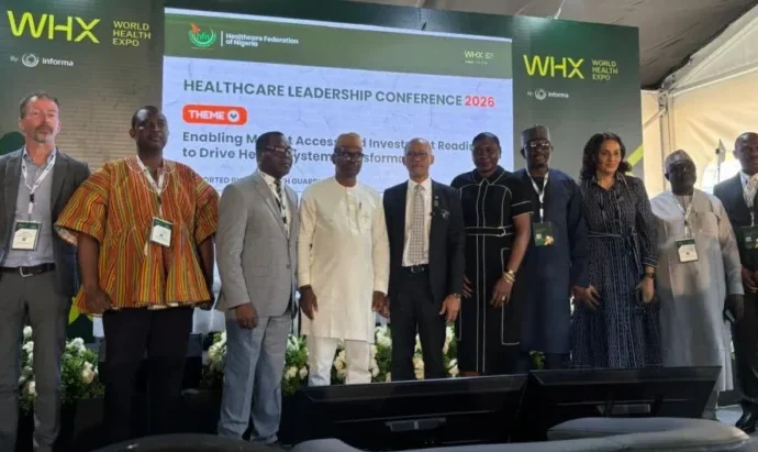 Dignitaries at the World Health Expo on Tuesday in Lagos
