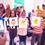 Some of the kids during the Children’s Animation Festival in Lagos