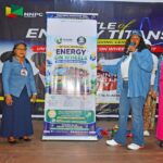 Mrs Emmanuella Arukwe, Managing Director, NNPC Foundation Ltd. (2nd right), with Mrs Euginia Dominion, Executive Director, Finance, NNPC Foundation (2nd left) and other officials at the “Battle of the Energy Titans” Awards Ceremony and official unveiling of the “Energy on Wheels Project for Schools” in Abuja.