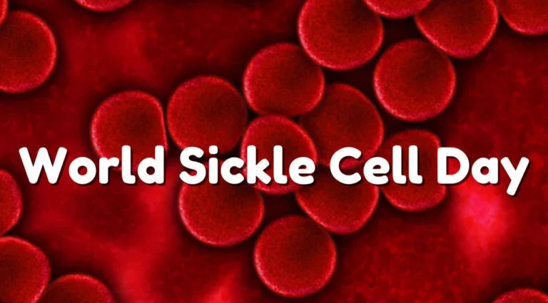 For the illustration of World Sickle Cell Day