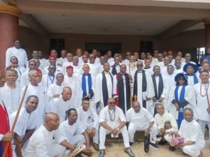 A cross section of fathers in Keffi-Karshi Missionary Diocese of the Anglican Communion