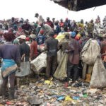 A group of waste pickers