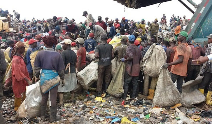 A group of waste pickers
