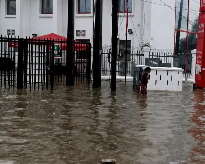 Flooded Lagos City