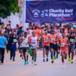 Participants at the previous half marathon
