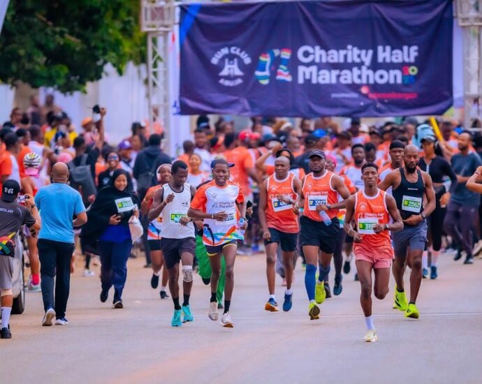 Participants at the previous half marathon