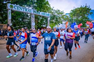 Participants at the 2026 Run Club Abuja Charity Half Marathon