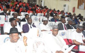A cross section of particpants during a strategic high-level program focused on the Role of Parliamentarians in the Fight Against Corruption and the Launch of the Joint Tracking Report Conducted with Ministry of Works at the ICPC headquarters in Abuja in Thursday