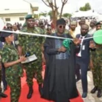 The Minister of State for Defence, Dr Bello Matawalle, during the inauguration of the DICON Institute of Technology in Kaduna on Wednesday