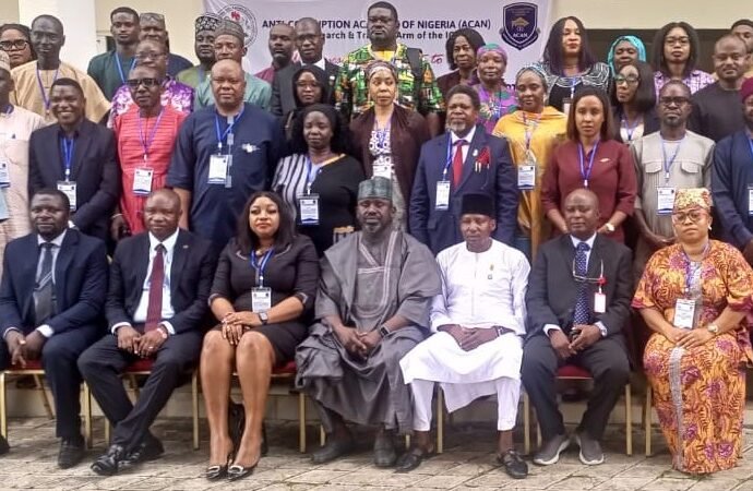 A cross section of participants during the opening of three-day workshop for accounting and auditing officers in MDAs held at the Anti-Corruption Academy (ACAN) in Keffi, Nasarawa State