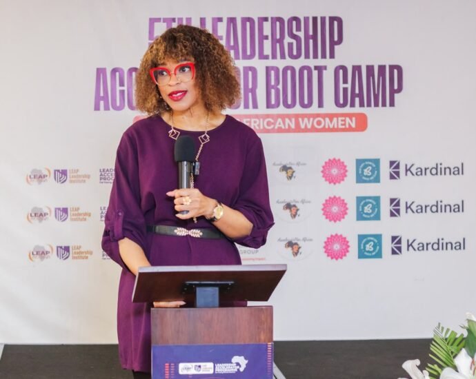 Amabelle Nwakanma, Director of Programmes and Partnerships, LEAP Africa at the 5th Leadership Accelerator Bootcamp in Nairobi