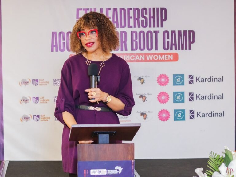 Amabelle Nwakanma, Director of Programmes and Partnerships, LEAP Africa at the 5th Leadership Accelerator Bootcamp in Nairobi